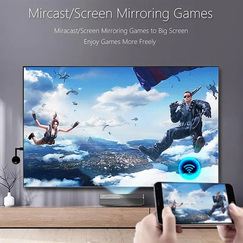 Wireless Screen Projector Mobile Screen 