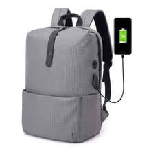 

Men Nylon Backpack New Laptop Usb Backpack School Bag Rucksack Anti Theft Men Backbag Travel Daypacks Male Leisure Backpack