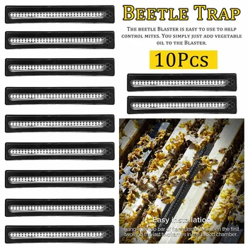 

10pcs Garden Supplies Honey Pots Agriculture Tools Durable Small Bee Hive Beetles Traps Beekeeping Equipment Pest Control