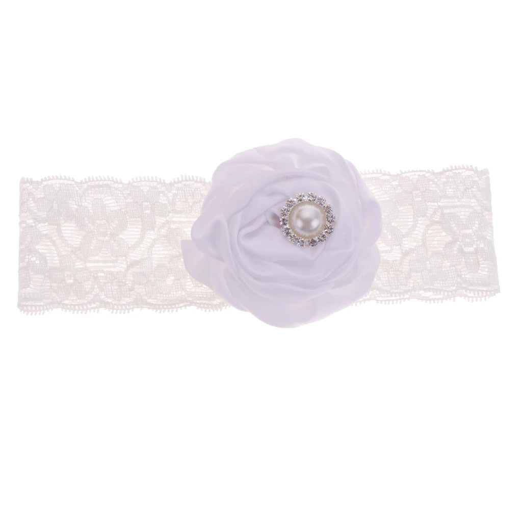 Baby Girls Headbands Flower Lace Band Hair Accessories for Newborn Infant Toddler