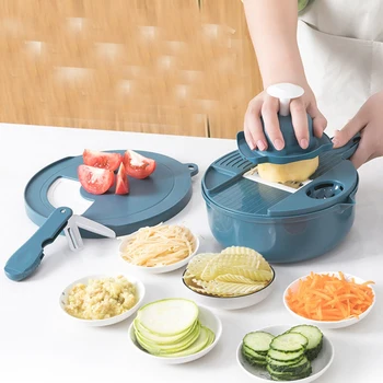 

BEST10 In1 Food Vegetable Fruit Peeler Cutter Slicer Dicer Choppers Mandoline Slicer Fruit Cutter Carrot Grater Vegetable Slicer