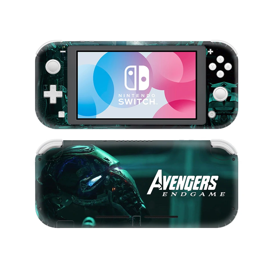 Мстители Виниловая наклейка для nintendo Switch Lite контроллер и консоль наклейки NSL защитная пленка Наклейка Обложка