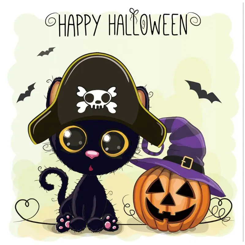 

Halloween Cat Pumpkin Metal Cutting Dies Stencil DIY Scrapbooking Album Stamp