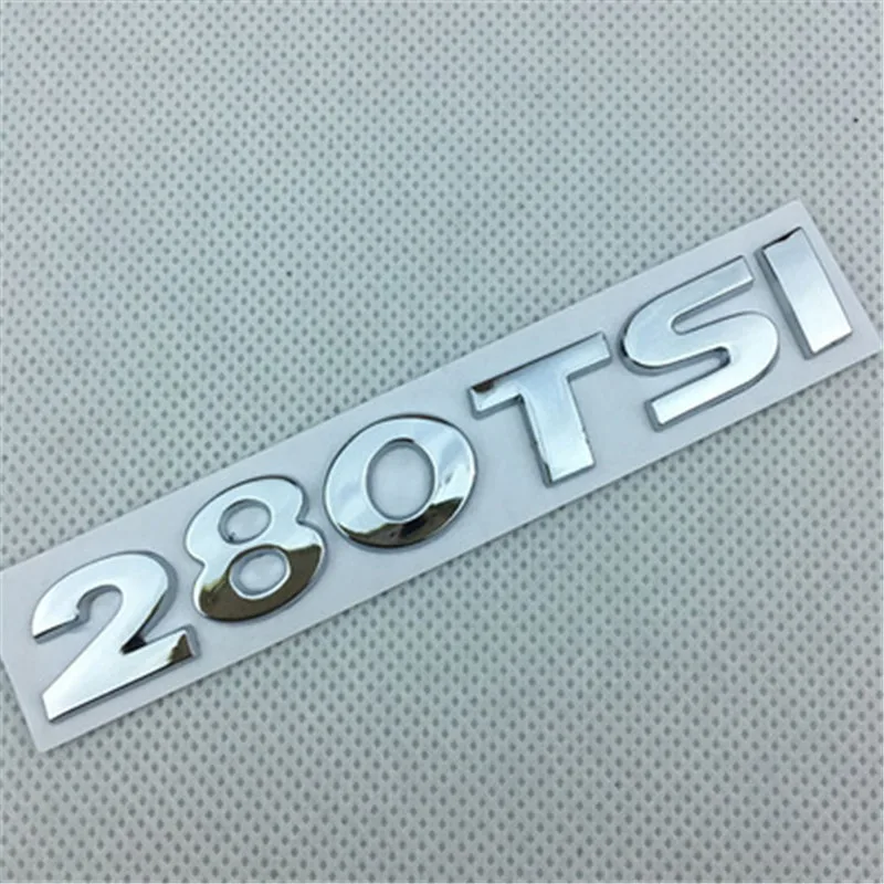 20 шт микс 11,6 см Металл Серебро 230 280 330 380 TSI эмблема значок автомобиля задний багажник логотип наклейки, автоаксессуары смещение