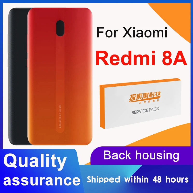 Замена заднего корпуса для Xiaomi Redmi 8A задняя крышка аккумулятор стекло с