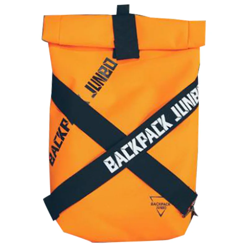 Повседневная сумка на плечо модная трендовая сумка на плечо с надписью Женская Большая вместительная водоотталкивающая Сумка для колледжа - Цвет: Orange