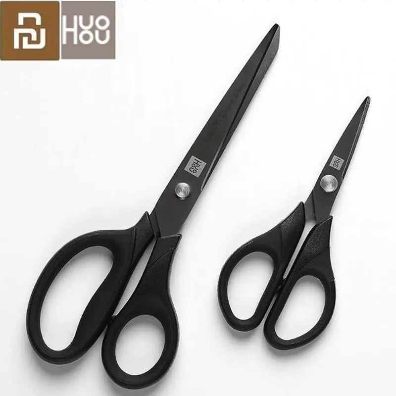 Youpin huohou Titanium plated Scissors Black Sharp Sets Sewing Thread