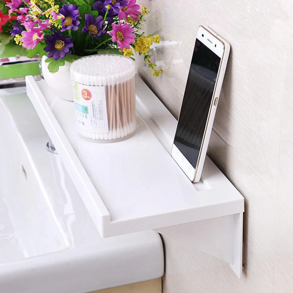 Присоска для хранения в ванной пластиковый держатель полки на кухне|Полки