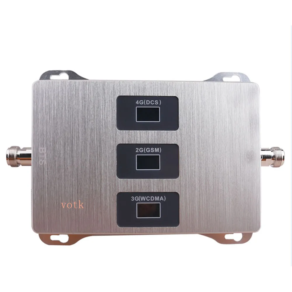 

VOTK 2019 New Design Tri Band SIGNAL BOOSTER 2G3G4G Cell phone signal repeater AGC 900/1800/2100mhz MOBILE SIGNAL BOOSTER