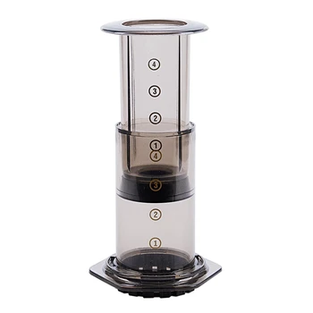 

Portable Coffee Maker Coffee Press Pot Coffee Filter Coffee Machine Paper Kitchen Set Black