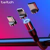 Twitch 2m Magnetic Micro USB Cable For iPhone Samsung Android Mobile Phone Fast Charging USB Type C Cable Magnet Charger Wire ► Photo 2/6