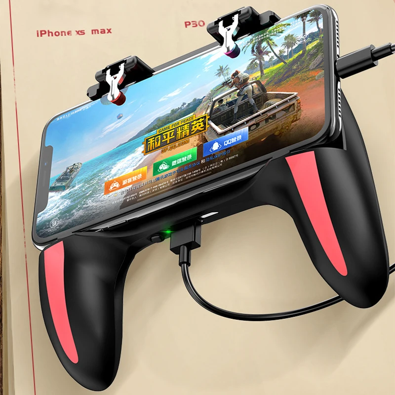 H10 PUBG игровой контроллер геймпад джойстик охлаждающий вентилятор Кнопка триггера стрельба Быстрый Огонь геймпад для iPhone Android мобильный телефон