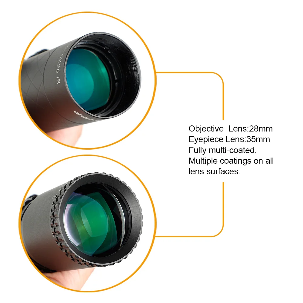 Ohhunt LR 1,25-9X28 IR 35 мм трубка компактные охотничьи оптические прицелы стекло травленая сетка Красная подсветка прицел башенки замок Сброс прицел