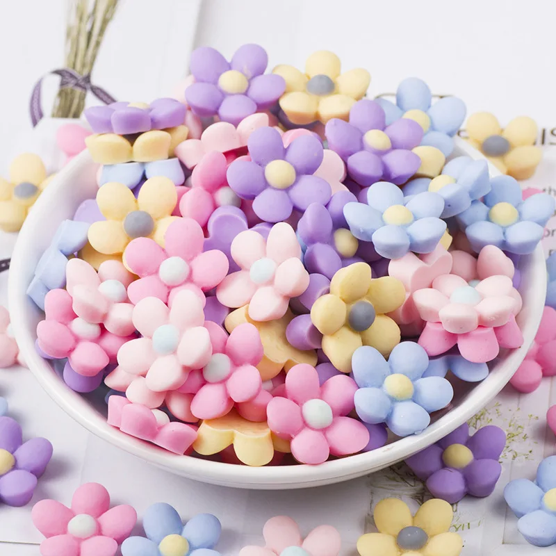 Смола скраб цветок креативные DIY глина формы Дети ремесла Поп игрушки слизь Шарм