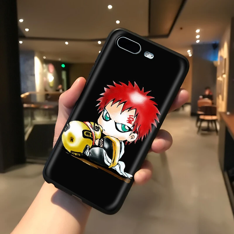 Мягкий силиконовый чехол YIMAOC Naruto Gaara для iPhone 12 Mini 11 Pro XS Max XR X 8 7 6 6S Plus 5 5S SE|Бамперы| |