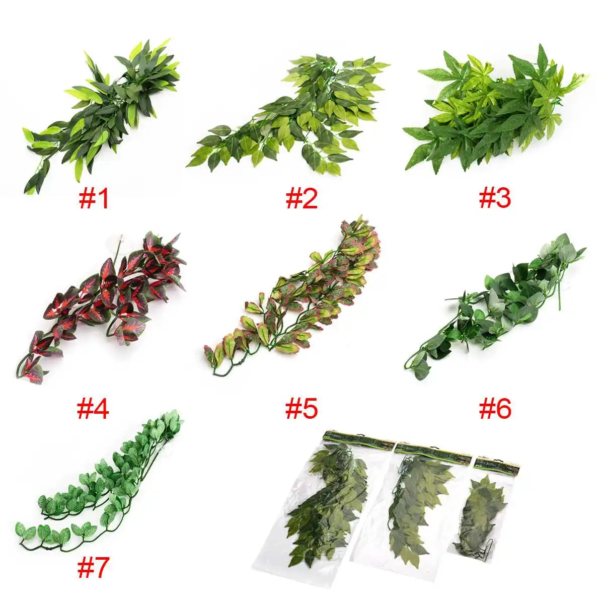 

Artificial Fake Landscaping Plant Ornamental Simulation Grass For Fish Tank Aquarium Flower Home Garden Vine Decor Wedding Decor