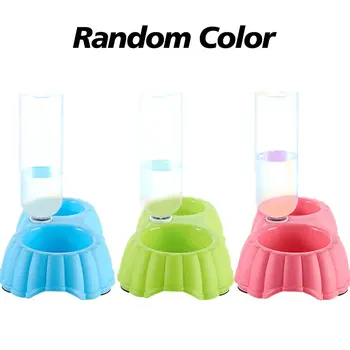 

Pumpkin-Shaped Double Bowl Eco-Friendly Plastic Teddy Golden Retriever Eating And Drinking Pet Bowl Dog Basin