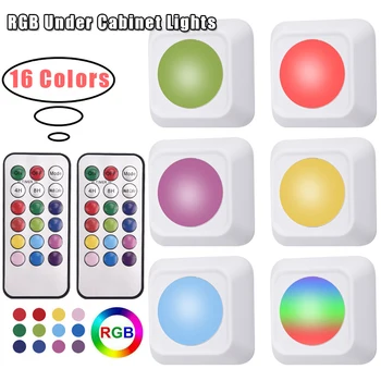 

RGB remote control Or Manual Control night light 5 kind of Preset Light Colors peel off and stick to any surface Home Decor D30
