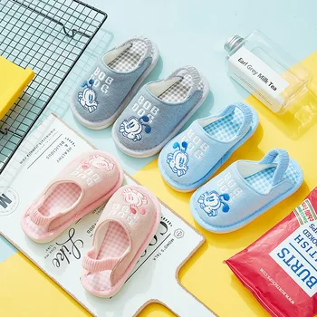 

Baby Slipper Children Male Baby Indoor Cotton Slippers Anti-slip Infant CHILDREN'S Spring And Autumn Soft-Sole Household Cute