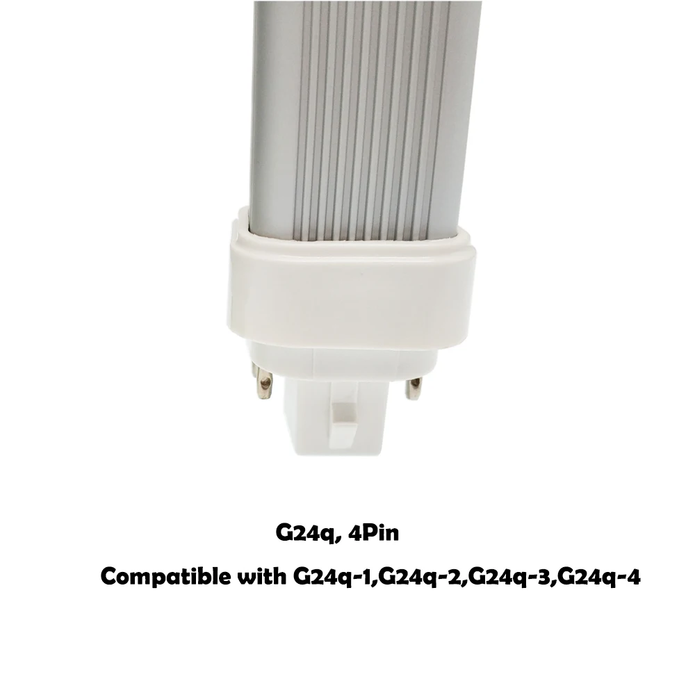 4pin G24Q 9 Вт светодиодный горизонтальный PL светильник G24q 1 3 PLC 18W PLC26W CFL замена CE по