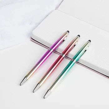 

Ballpoint Pen 1.0mm Blue Ink Luxury Custom Advertising Ball Pen for School Student Stationery Office Supplies