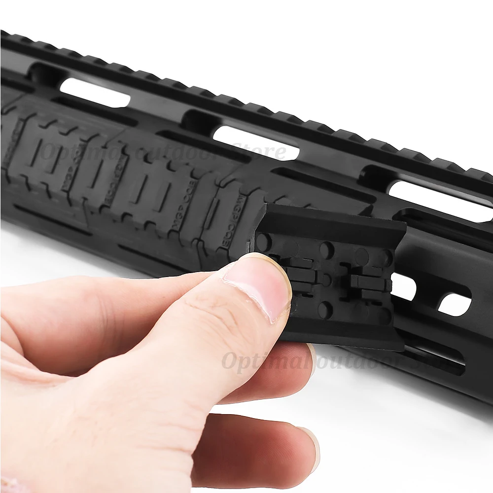 TOtrait Tactical Mlok Rail Чехлы для M-lok слот-система рельсовая панель для наружного охотничьего крепления черные охотничьи аксессуары