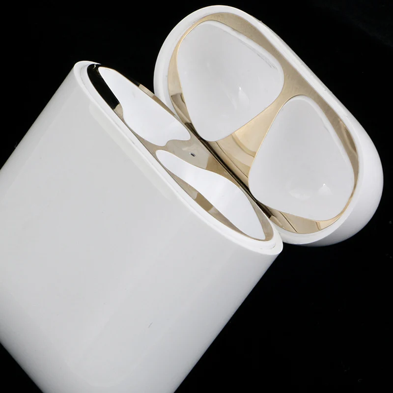 OTTWN для Apple Airpods поколения металлическая наклейка s Защитная крышка гарнитуры патч