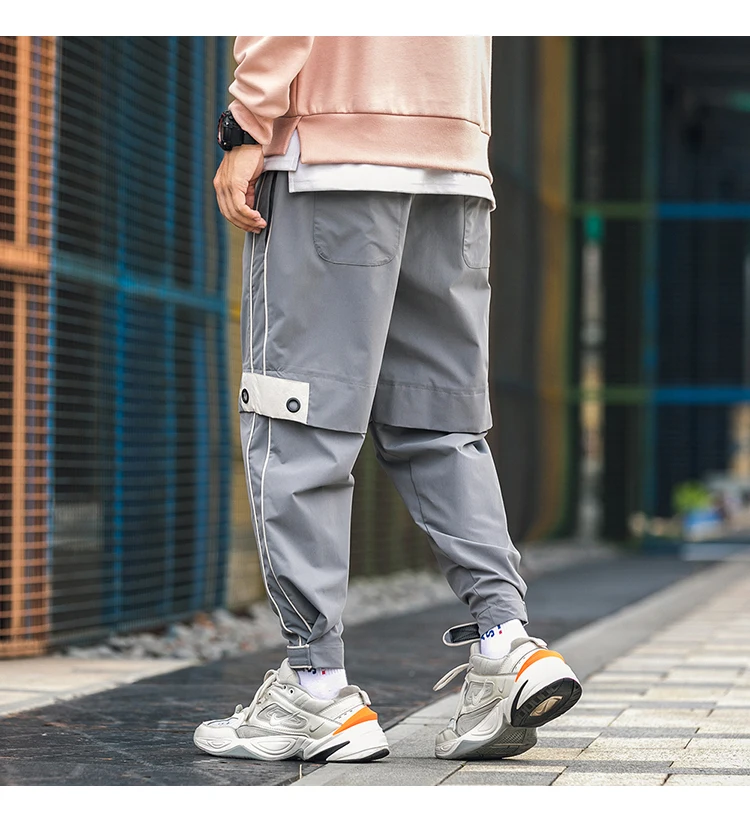 BOATTAIL комбинезоны мужские черные брюки карго с карманами джоггеры Harajuku уличная хип хоп брюки мужские шаровары Pantalon Hombre