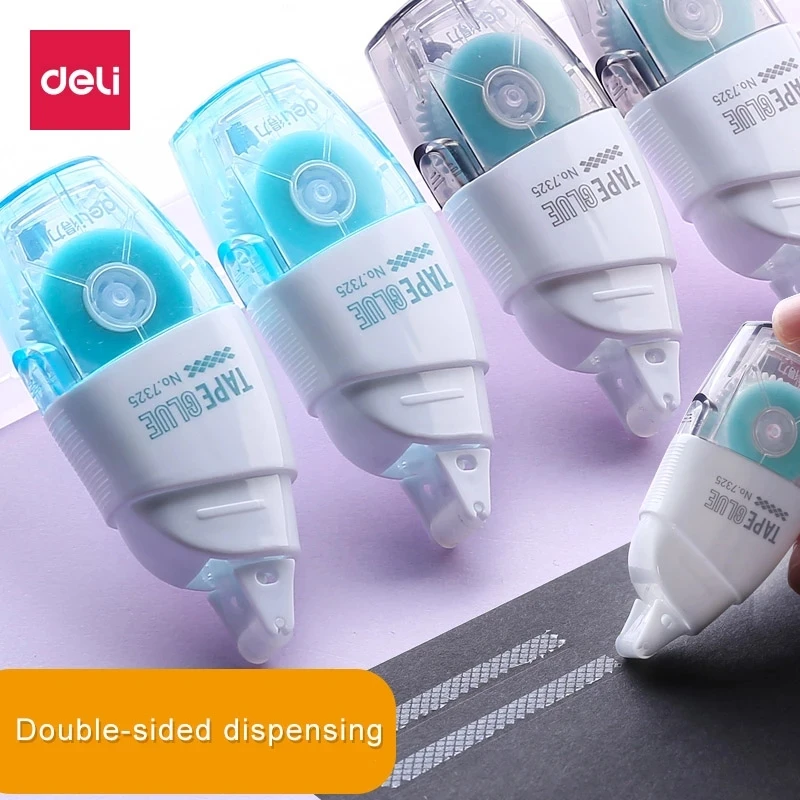 Deli Double Sided Adhesive Roller Glue Self Adhesive Dots Roller