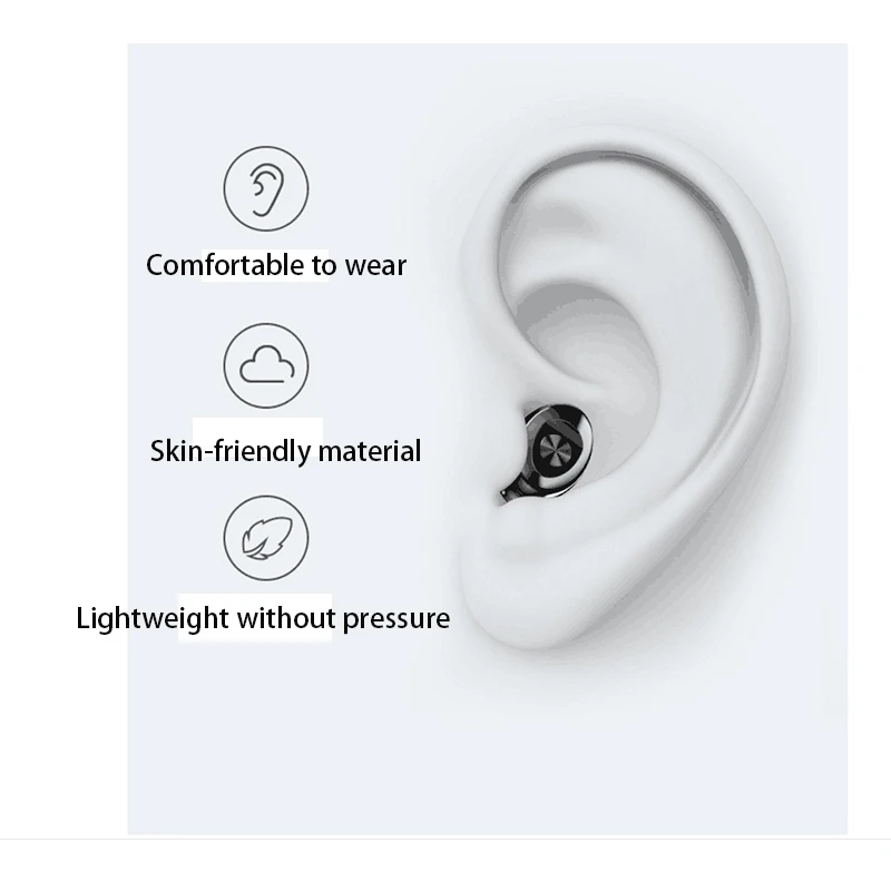 TWS 5 0 Bluetooth Earphone Wireless Sport Earpiece Mini Headset Stereo 8D HIFI Sound In Ear Hd Call Waterproof