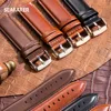 SEAFARER High Quality Genuine Leather Watch Strap 24 22 20 19 18 17 16 14mm Watchband Men's Watch Band For DW Daniel Wellington ► Photo 3/6