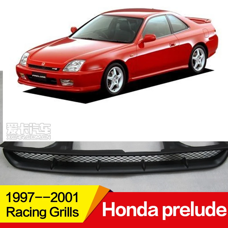 Используется для Honda Prelude racing grills 1997 98 99 00 21 год углеродное волокно рефитт передний центр гоночная решетка крышка аксессуары