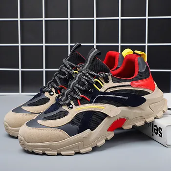 

Autumn Hot Style Men's Casual Shoes Comfortable Non-slip Sports Casual Shoes Hollow Mesh Breathable Shoes Men's Fashion Sneakers