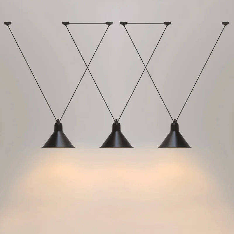 

Simple Geometric Line LED Pendant Lights Loft Industrial Vintage Pendant Lamp Living Room Dining Room Home Decor Light Fixtures