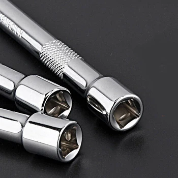 

Socket Extension Ratchet Wrench Accessories Set 2/4/6 Extension Repair Tool