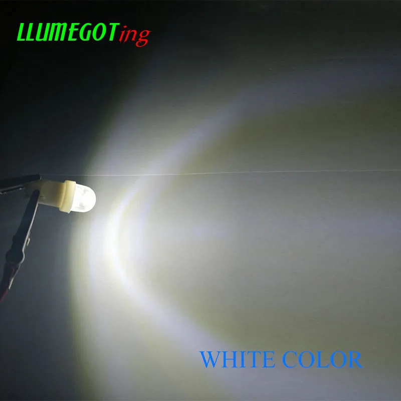 Белый 50 шт. BA9S T4W#44#47 Круглый прозрачный купол 2x 5630SMD различные цвета без полярности AC DC 6 в 6,3 В Bally пинбол игровая машина светодиодные лампы - Испускаемый цвет: Белый