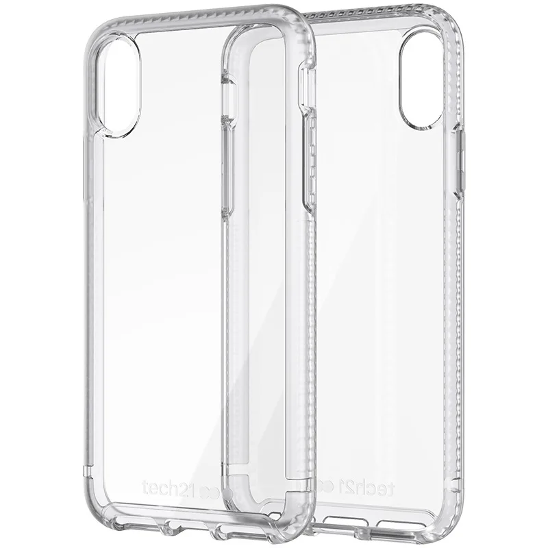 Для iphone x Case Чистый Прозрачный прямая защитный ударопрочный чехол с ромбовидным узором с розничной посылка PC+ TPU для iphone x