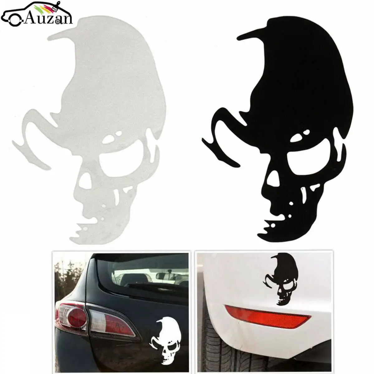 Fashion Skull Vinyl Car Decal Window Truck Bumper Auto Laptop Decals Wall Sticker |