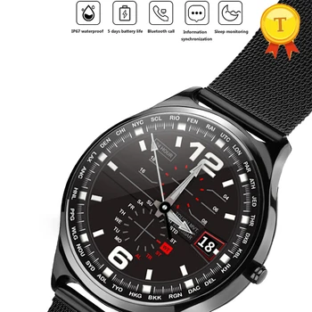 

1.33 Inch Large Full Touch Screen buletooth call Smart Watch man woman Heart Rate Monitor Music Control Weather Play Music