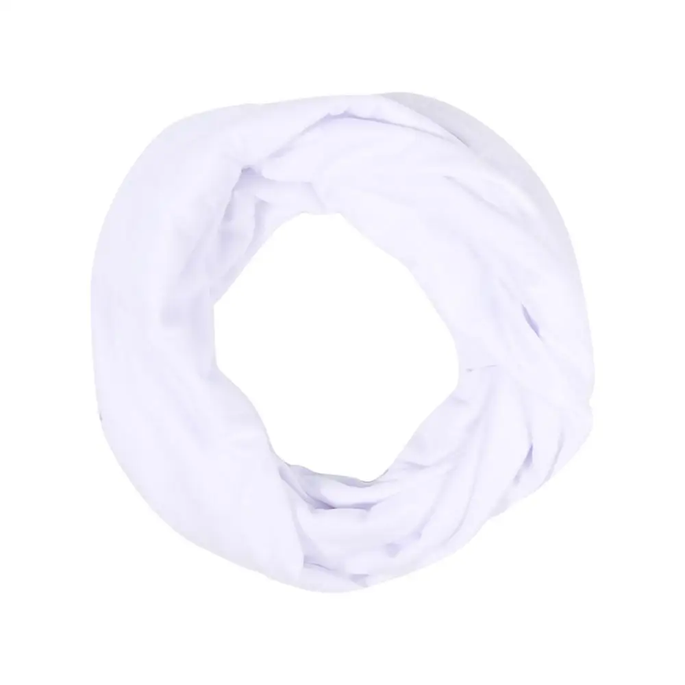 Шарф унисекс с принтом для влюбленных зимний однотонный теплый шарф на петельках на молнии секретная телефонная шаль с карманами кольцо модный шарф женский# 2F - Color: White