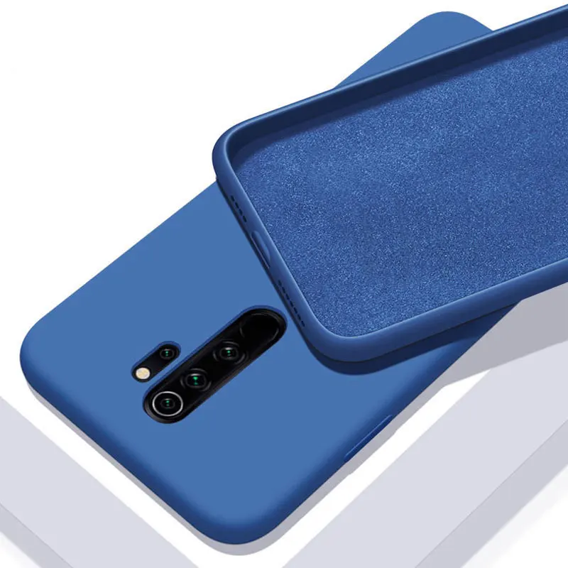 Жидкий силиконовый чехол для Xiaomi Redmi Note 9 7 8 Pro 8T 10 8A 9A Mi note lite A3 Не доставая его из
