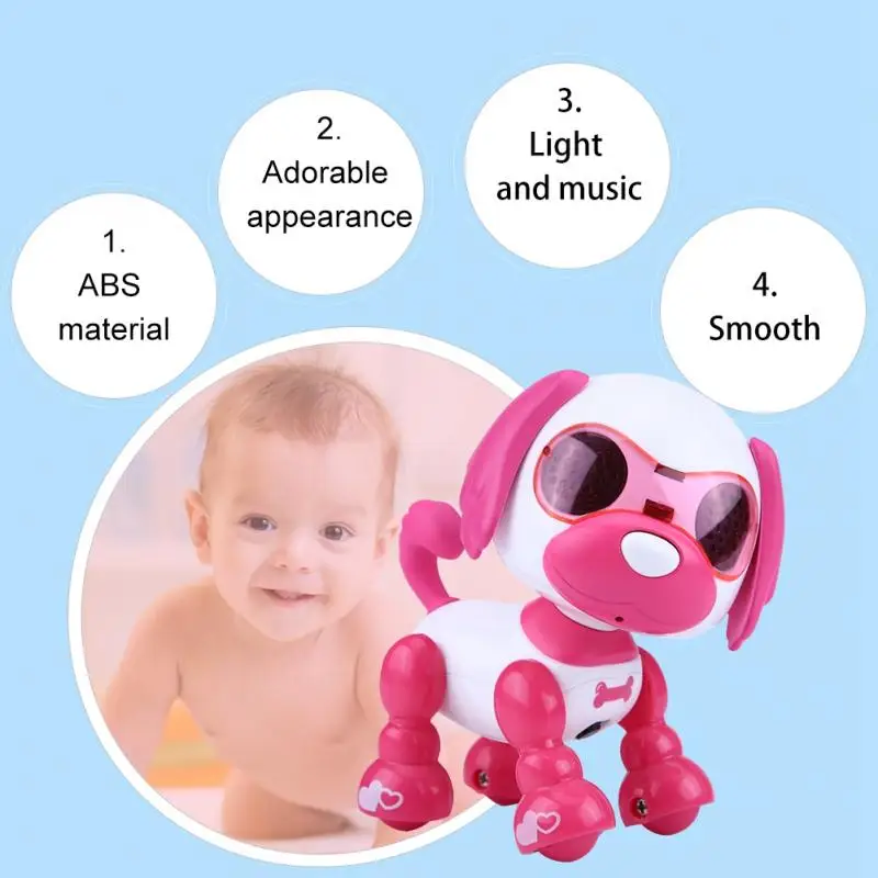 Smart Robot Dog Electronic Puppy Pets Toys Children Nductive Touch Intelligent Interaction Playmate Sound Flexible Recording Toy
