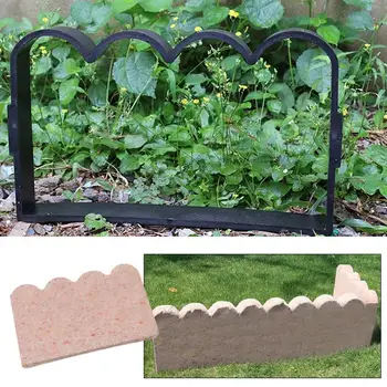 

Cement Brick Molds Black DIY Riginality Plastic Practic Garden Path Maker Mold Pavement Mold Road Ground Stones Slate Decorate