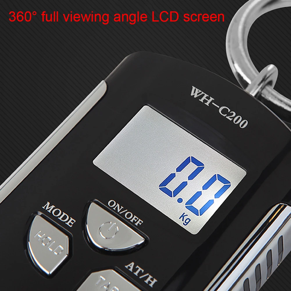 ABS Hanging Hook Portable Kitchen Random Color Tool LCD Display Luggage Mini Accurate Digital Weight Electronic Crane Scale