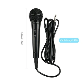 

YS-226 Moving Coil Handheld Wired Dynamic Microphone Stage Singing Home KTV Meeting Unidirectional Mic