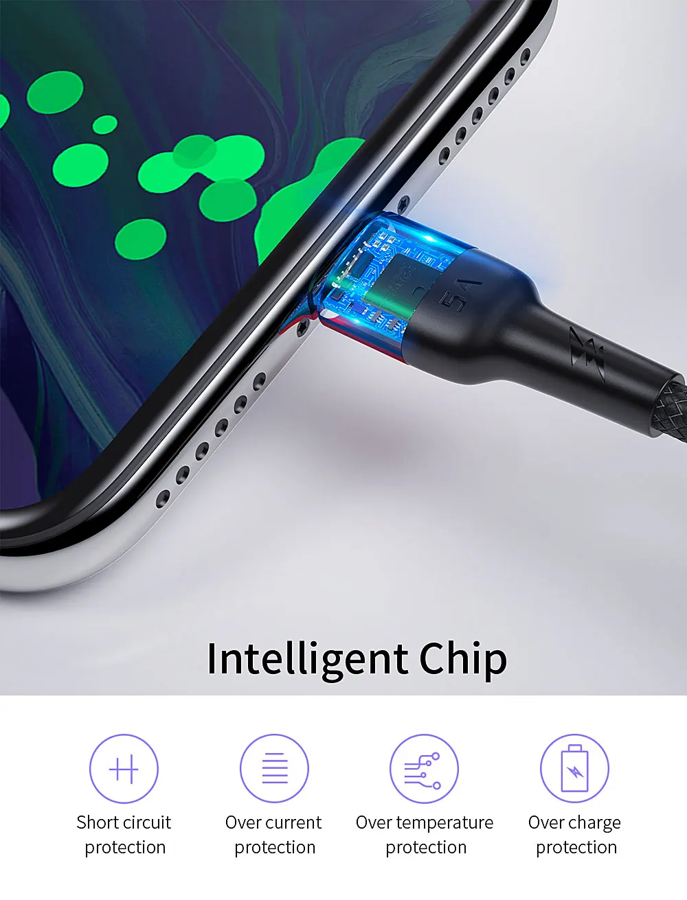 Кабель Essager 5A usb type C для huawei mate 20 P30 P20 Pro Lite Xiaomi Redmi Note 7 кабель type-C Быстрая зарядка USB-C зарядное устройство
