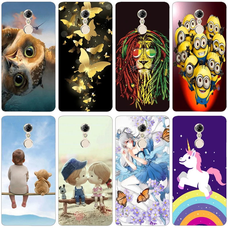 Silicone Printed phone Case for Lenovo K6 Note 5.5 inch K53 A48 K6Note cases soft TPU Phone Back cover full 360 Protective shell | Мобильные