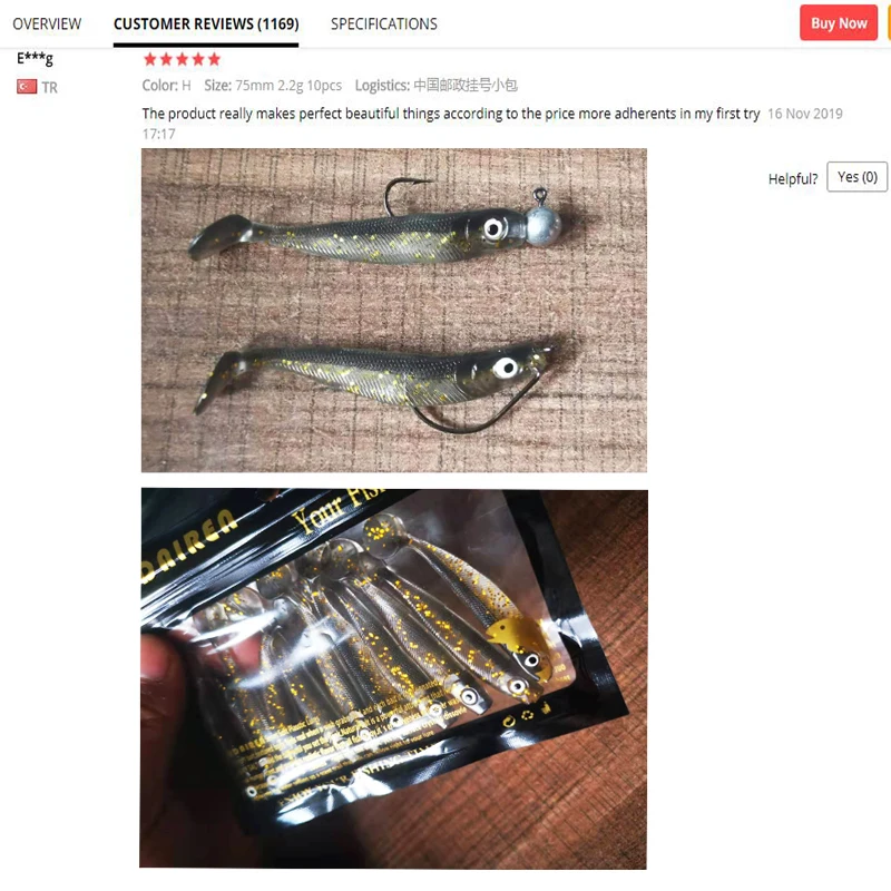 10 штук мягкие приманки Easy Shiner от силиконовый двойной Цвет искусственные 6 5 см 2 1 Г