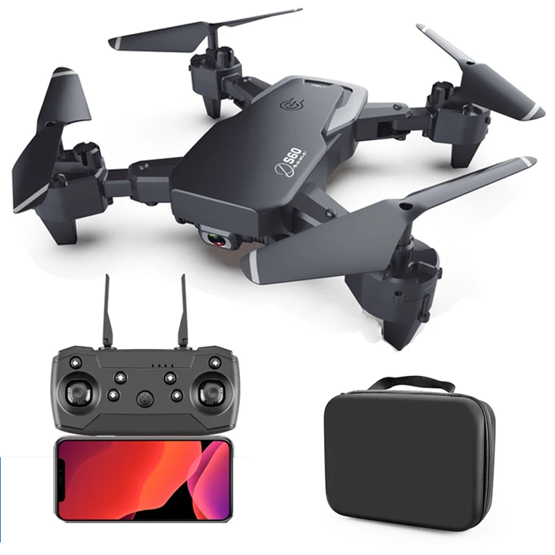 RC Drone 4k HD широкоугольная камера S60 Quadcopter 1080P Wi Fi FPV двойная длительное время полета