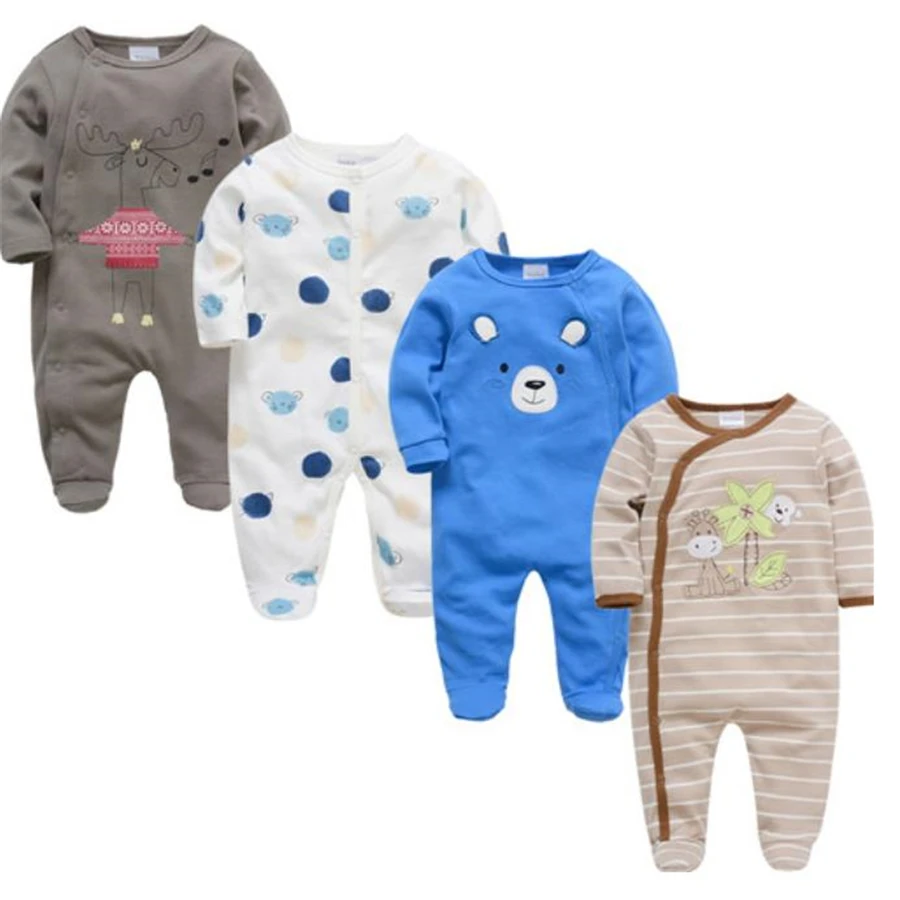 Baby Girl Romper New Born Onesies Cartoon Baby Rompers Infant Baby Clothes Long Sleeve Newborn Jumpsuits Baby Boy Pajamas - Color: 86394045